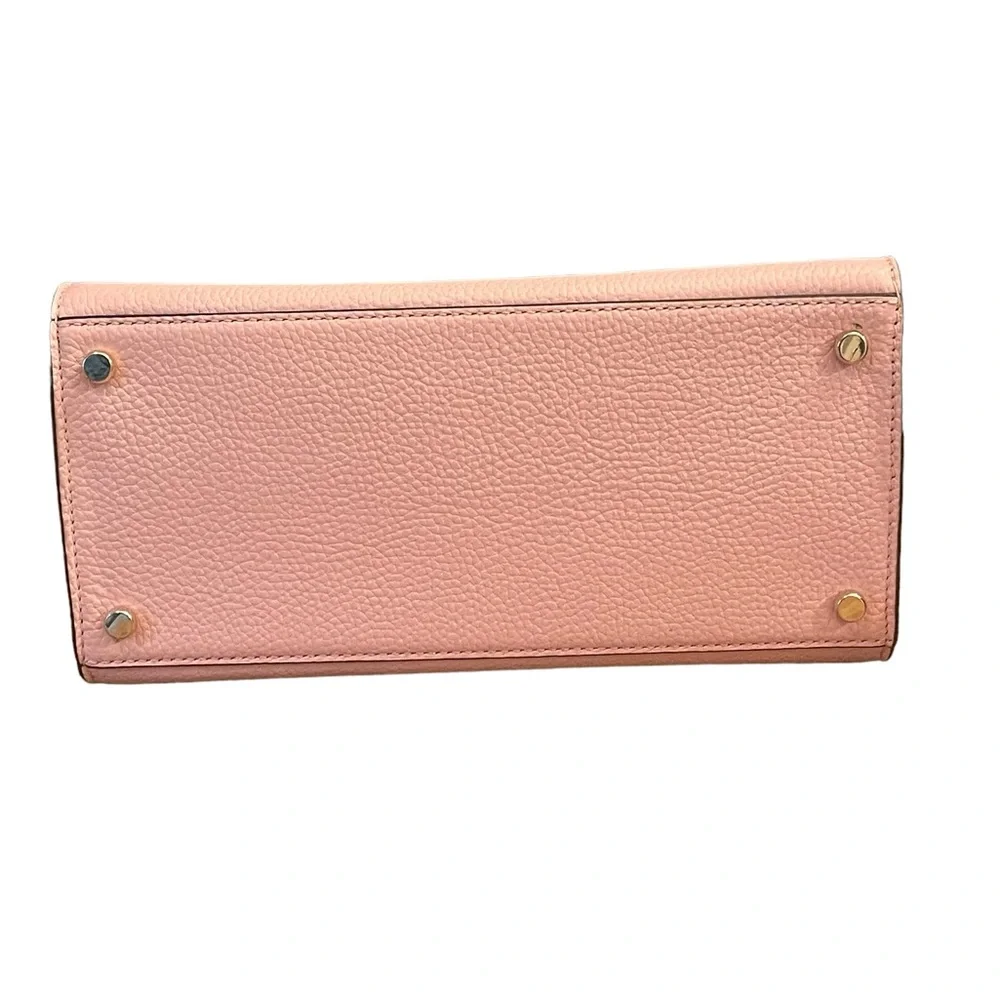 Kate Spade Hayes small satchel, crossbody, peppled leather, tea rose - Picture 6 of 11
